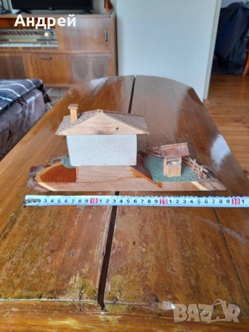 Стара дървена декорация,сувенир #14, снимка 4 - Други ценни предмети - 53622844