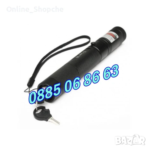 Лазер пойнтер с проекция до 10000 метра, мощен зелен лазер, снимка 4 - Къмпинг осветление - 50513853