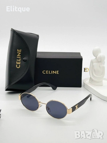 слънчеви очила celine с ув защита,кутия , калъф и кърпичка на марката 