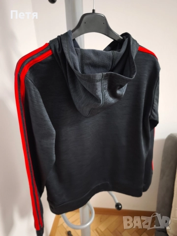 Adidas, с качулка, снимка 5 - Детски анцузи и суичери - 52682471