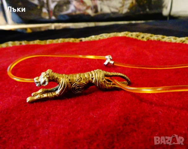 Бронзов медальон,фигура Тигър. , снимка 10 - Колиета, медальони, синджири - 50594508