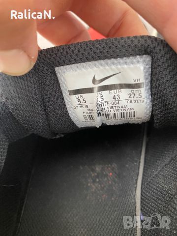 nike court borough low 2 червено с черно, снимка 6 - Ежедневни обувки - 45333201