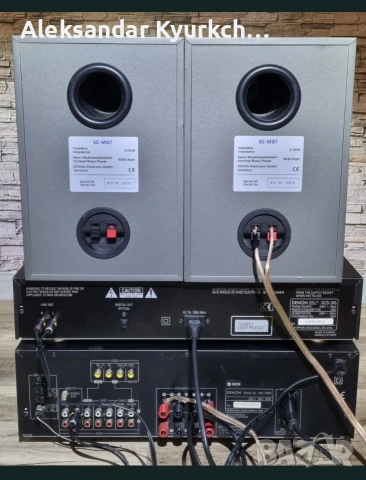 система Denon, състояща се от CD плейър DCD-345, усилвател UPA-F07 и тонколони, снимка 4 - Ресийвъри, усилватели, смесителни пултове - 53936083