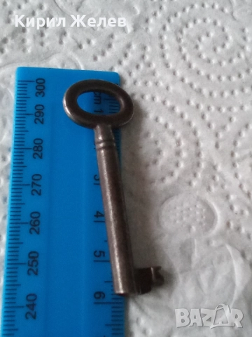 Стар ключ за врата 28409, снимка 4 - Антикварни и старинни предмети - 52580420