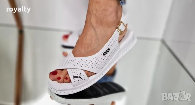 Puma бели дамски сандали , снимка 4 - Сандали - 50364821