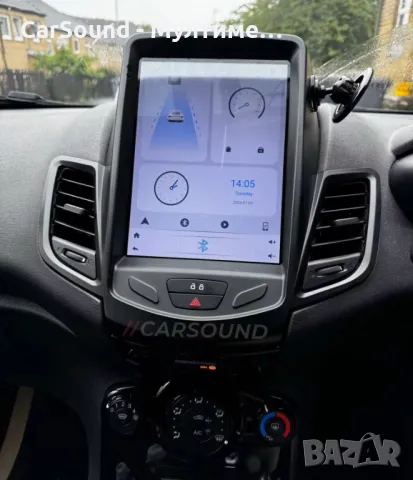 9.7" Мултимедия Ford Fiesta 2009-2015 Android 13 Фиеста Тесла Навигация Андроид, снимка 2 - Аксесоари и консумативи - 47217874