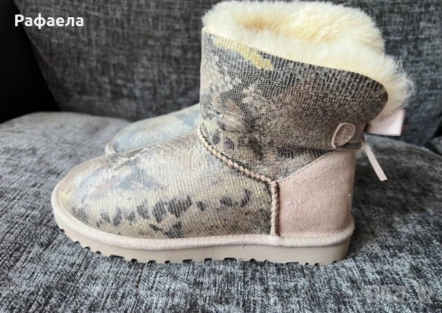 Дамски боти UGG Bailey bow 37, снимка 5 - Дамски боти - 53610300