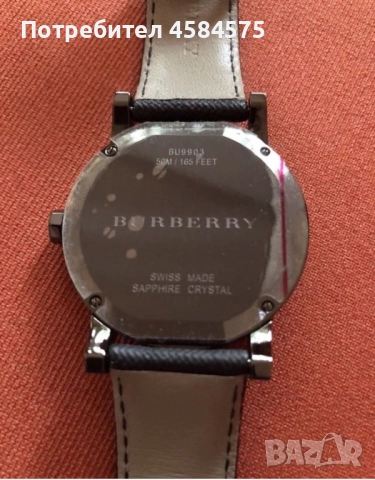 елегантен часовник BURBERRY , снимка 6 - Луксозни - 51597377