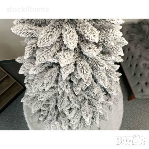 Изкуствена коледна елха Grand Victoria заснежена, Луксозно коледно дърво, снимка 4 - Декорация за дома - 52575508