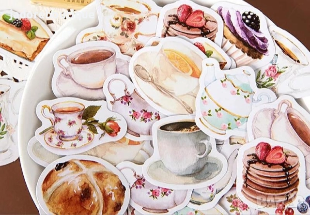 Скрапбук стикери за декорация планер 23 бр /комплект - различни видове, снимка 2 - Други - 38248929