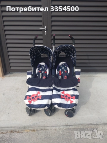 Количка за близнаци Cosatto Supa Dupa Twin Ahoy 