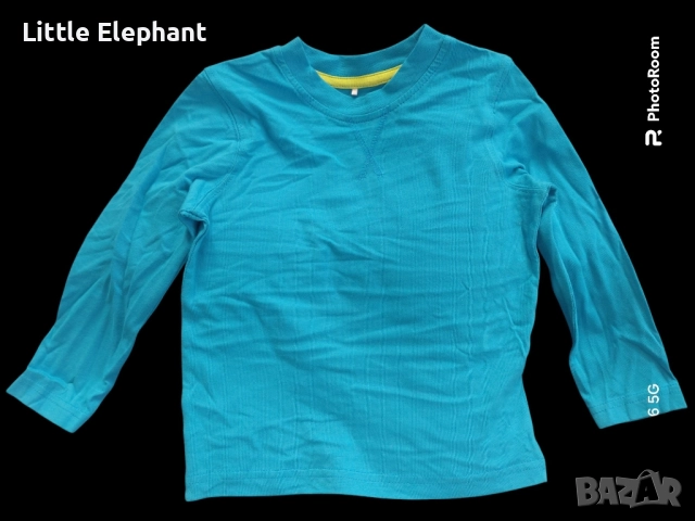 Блузка с дълъг ръкав за 2-3 год момченце светло синя,Англия/нова