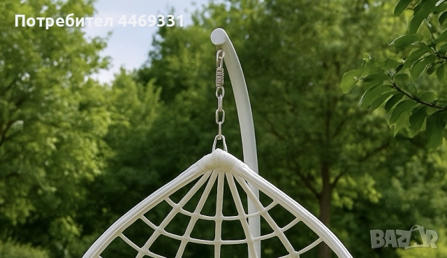 Градинска висяща люлка тип гнездо,яйце–Промоция!, снимка 2 - Градински мебели, декорация  - 52223851