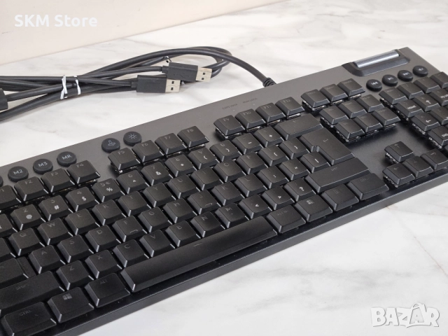 Logitech G815 Lightsync RGB Ултратънка механична клавиатура за геймъри, снимка 3 - Клавиатури и мишки - 52669726