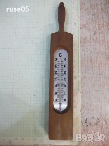 Термометър в дървена рамка, снимка 2 - Други стоки за дома - 46104434