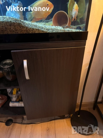 Дизайнерски кантиран аквариум с шкаф, снимка 6 - Аквариуми - 52969222