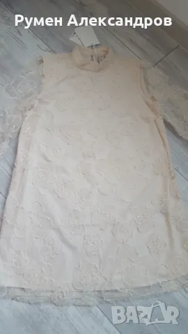 Чисто нова светло бежева дантелена рокля YASCornelia Gardenia р-р M, снимка 14 - Рокли - 50332935
