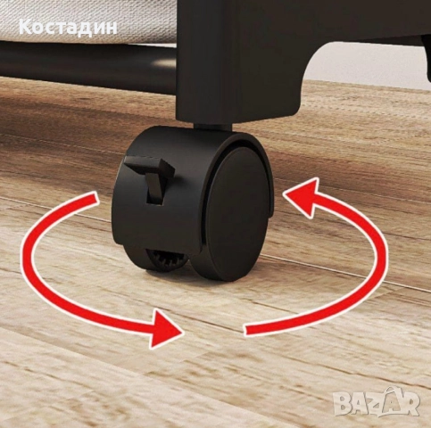 Сгъваема стойка за дрехи от неръждаема стомана, еднополюсна с колелца за дома, снимка 4 - Други стоки за дома - 52369771