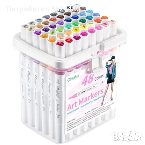 Комплект Маркери На Алкохолна Основа 4724, снимка 2 - Рисуване и оцветяване - 52553252