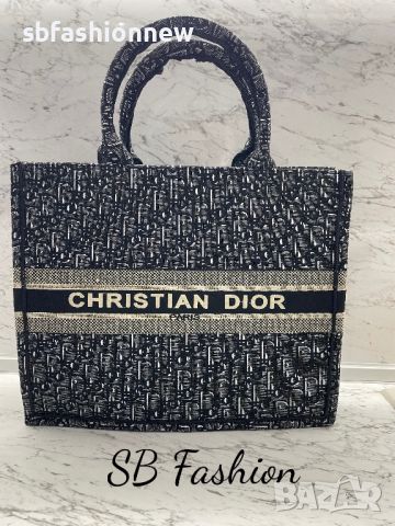 Dior чанта топ изработка в сиво/черно бродерия, снимка 5 - Чанти - 46303836