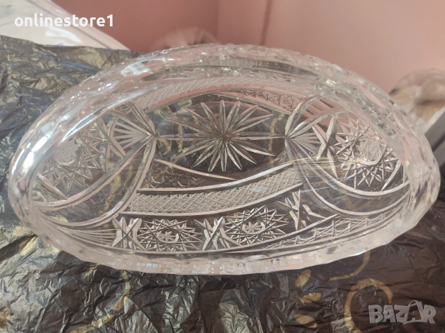 Бонбониера от оловен кристал Чехословакия , снимка 6 - Други - 53918368