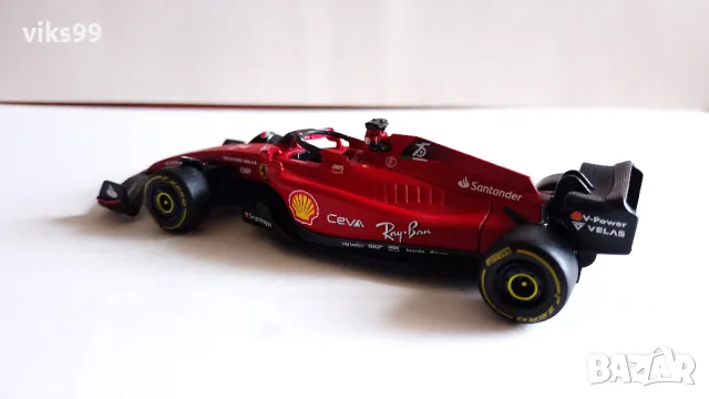 Bburago Ferrari F1-75 Shell Motorsport collection Bluetooth, снимка 2 - Колекции - 47482196