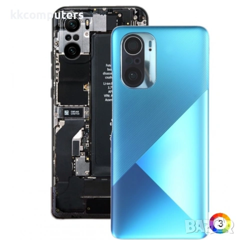 Оригинален Заден Капак за Xiaomi Poco F3 M2012K11AG, снимка 2 - Резервни части за телефони - 53233966