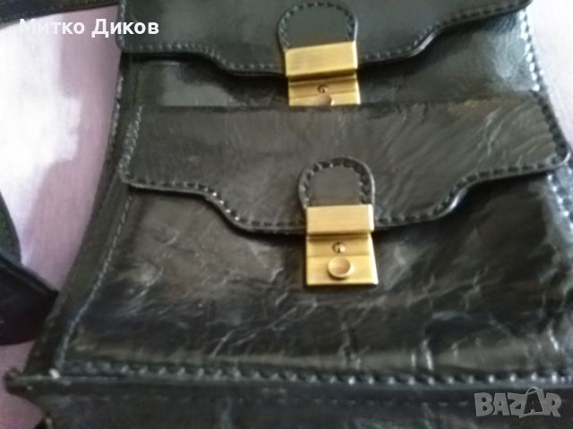 Мъжка чанта за през рамо естествена кожа 280х220х80мм, снимка 4 - Чанти - 45163733