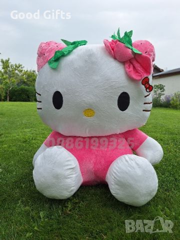 Голяма плюшена играчка Hello Kitty, 105cm, Кити, снимка 2 - Плюшени играчки - 46139467