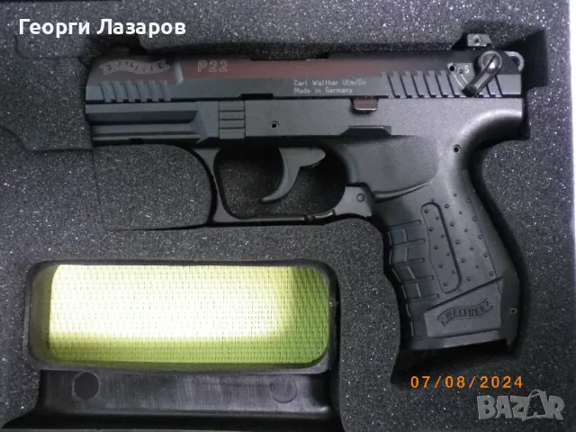 Боен пистолет Walther P22Q Standard 3,42" Black - кал. 22 LR, 87 мм, снимка 3 - Бойно оръжие - 46836439