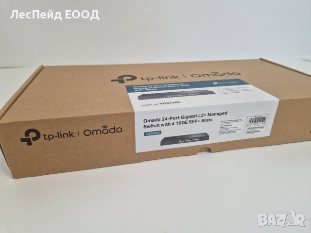 24-портов гигабит L2 управляем комутатор TP-Link TL-SG3428X с 4-SFP+, снимка 5 - Суичове - 51974127