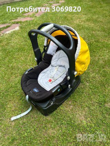 Chicco столче за новородено+ колесник, снимка 1 - Детски колички - 46321921