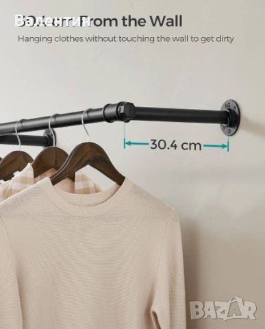 Стенна закачалка SONGMICS, снимка 6 - Закачалки - 53311215