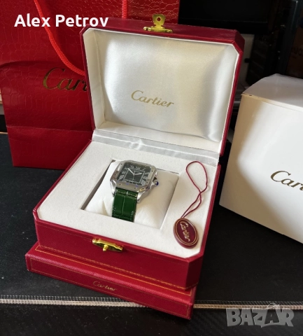 Cartier Dos Santos Green, снимка 4 - Мъжки - 52387469