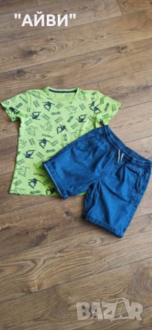 Къси дънки и тениски на ZARA и H&M, снимка 6 - Детски къси панталони - 45405282