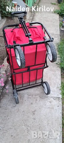 градинска згъваема количка , снимка 4 - Градински мебели, декорация  - 50307751