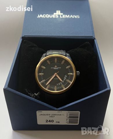 Часовник Jaques Lemans 1-1637, снимка 1 - Мъжки - 46189640