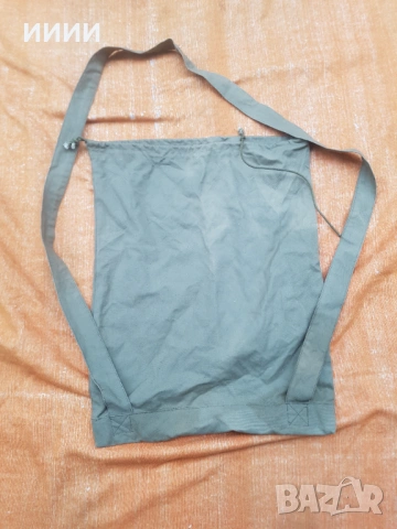 Бризентова раница мешка, снимка 2 - Антикварни и старинни предмети - 53426013