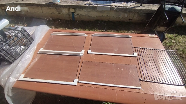 Стъклени рафтове за хладилник 3+1бр 47,5 /30,5см safety glass и решетка, снимка 5 - Хладилници - 53813342