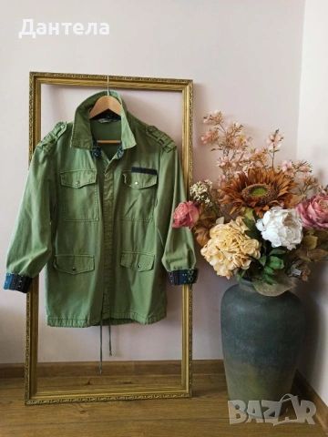 ZARA дамско жестоко сако/ риза, снимка 8 - Сака - 54228423