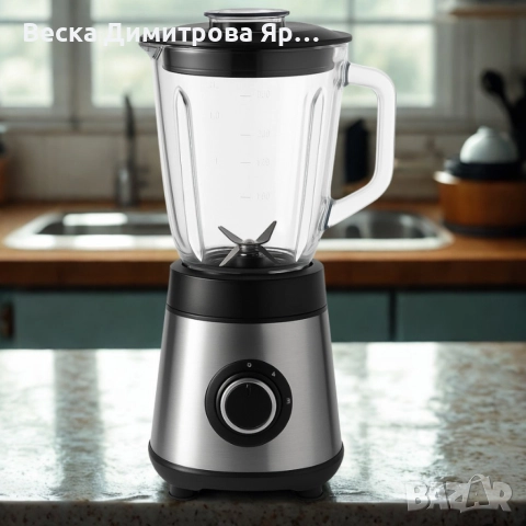 Блендер Muhler, 500W, 1.5 л, стъклена кана, снимка 2 - Блендери - 52619071