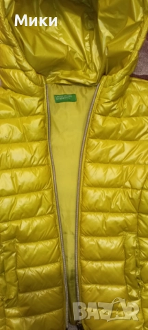 Детско плътно яке Benetton есен/зима 110 см, снимка 2 - Детски якета и елеци - 52092762