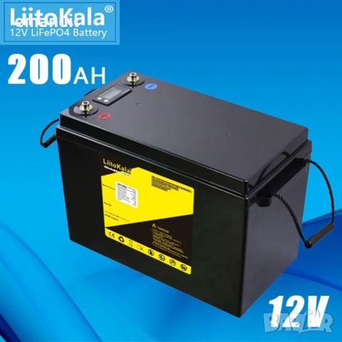 12V 200Ah LiFePO4 LiitoKala UPS POWER BANK Aкумулатор кемпер солар, снимка 7 - Други машини и части - 31267022