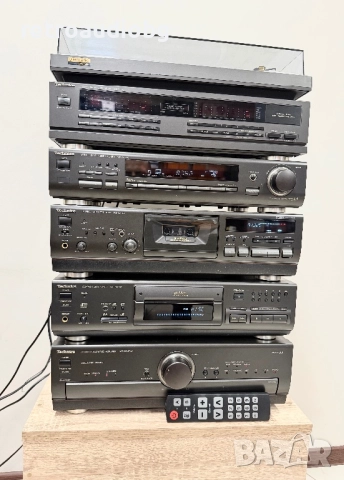 🔊ТОП ретро аудио система - сет TECHNICS Class AA - усилвател, CD, триглав дек и тунер, грамофон, снимка 2 - Аудиосистеми - 52855735