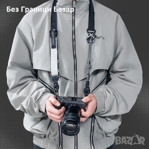 Нова удобна каишка VSGO за DSLR телефон action камера фотоапарат защита, снимка 4 - Чанти, стативи, аксесоари - 53822464