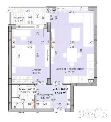 От собственик двустаен нов Южен2 с готови баня и настилки, снимка 16 - Апартаменти - 52576147