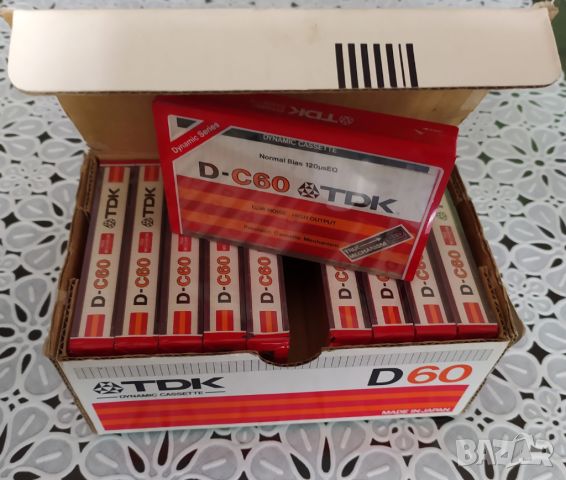 TDK D-C60, MADE IN JAPAN, TDK D60, снимка 2 - Аудио касети - 46219589