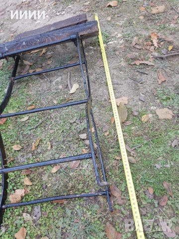 Стар сгъваем стол, снимка 7 - Антикварни и старинни предмети - 53904821