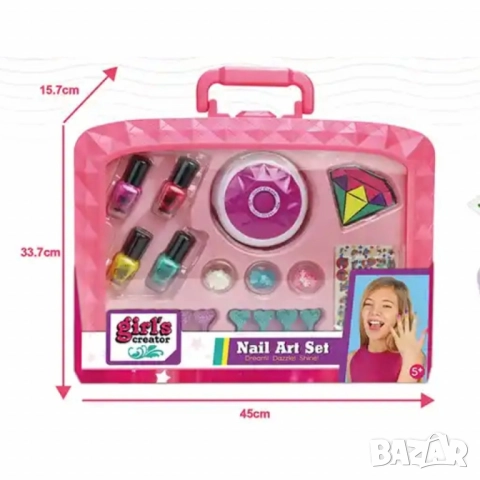 Детски преносим комплект за нокти – 5+ години, снимка 3 - Други - 52055980