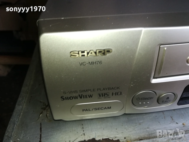 SHARP VC-MH76 VIDEO-ВНОС SWISS 0911251720, снимка 6 - Плейъри, домашно кино, прожектори - 52352875